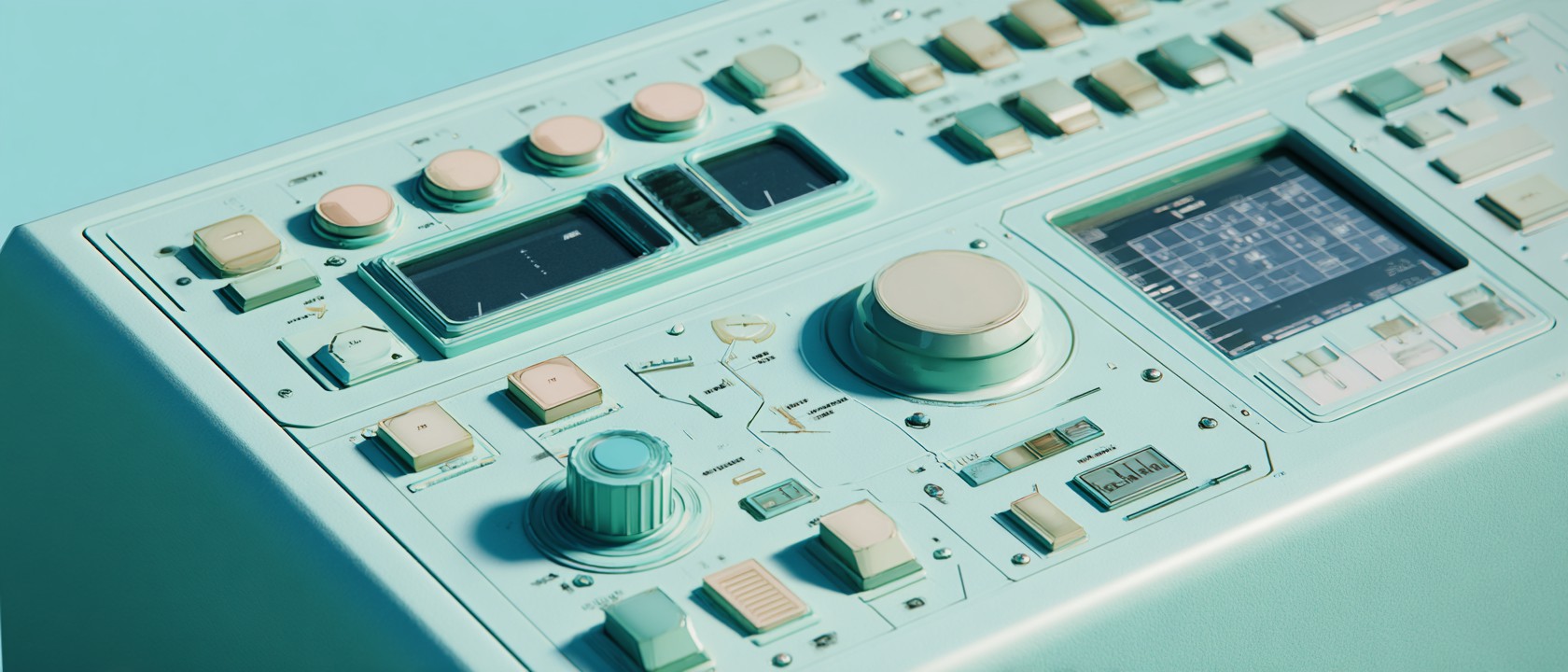 en gammal kontrollpanel