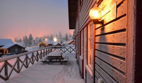 en stuga i branäs