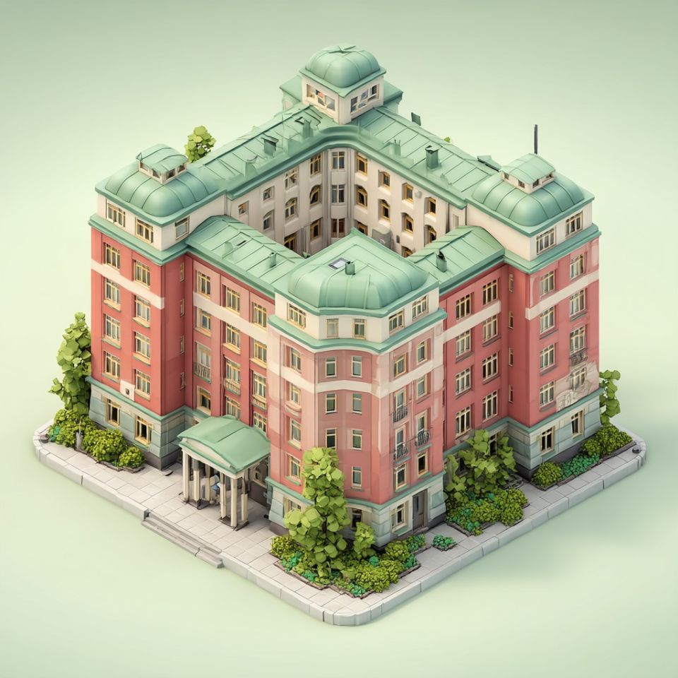 en offentlig byggnad