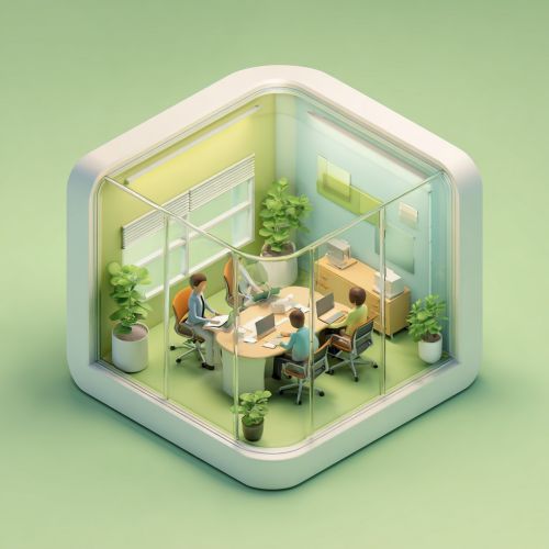 kontor med konsulter