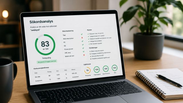 Nytt verktyg: gratis sökordsanalys för enskilda sidor - Joomla CMS