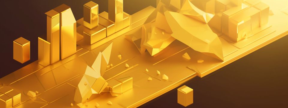 Guldtackor och guld i trevligt skimmer