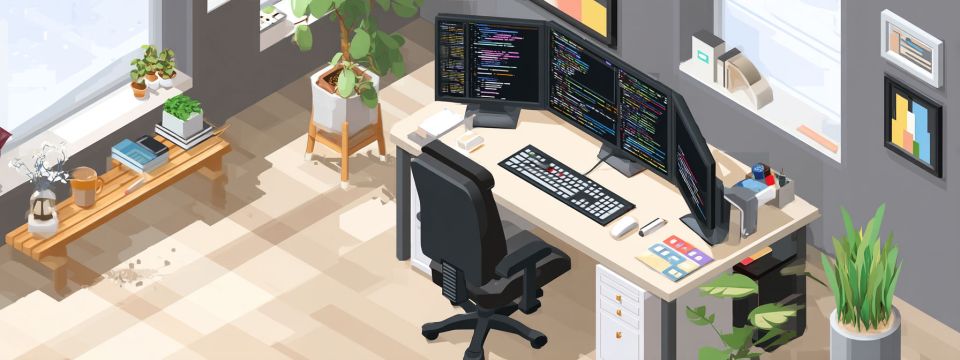 en wordpress utvecklares kontor