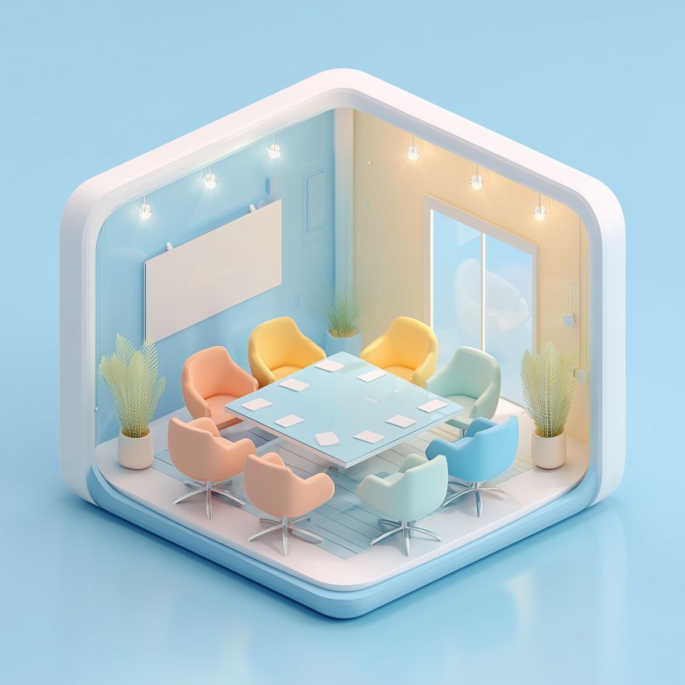 Ett konferansrum på ett företag