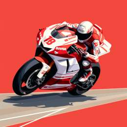 En Ducati motocykel